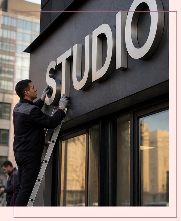 Металлические буквы в Минусинске по цене от 5081 р. | Аванза-Мнс