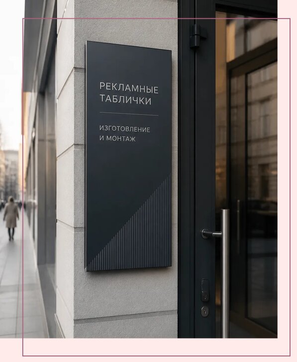 Рекламные таблички в Минусинске по цене от 4572 р. | Аванза-Мнс
