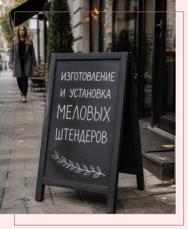 Меловые штендеры в Минусинске по цене от 6605 р. | Аванза-Мнс